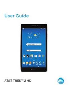 ZTE AT&T Trek 2 HD manual. Smartphone Instructions.